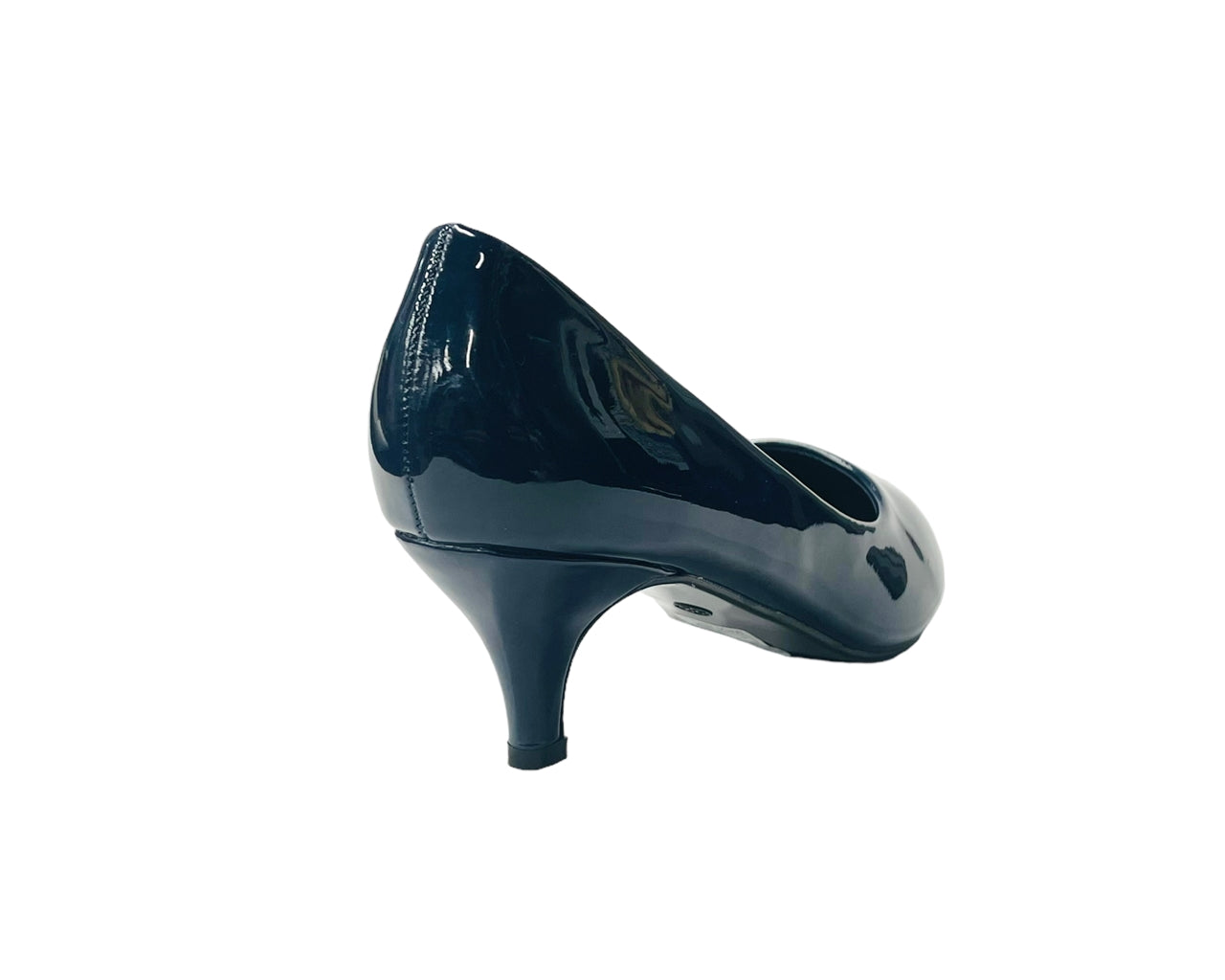 Stiletto Heel Faux Patent Leather Court Shoes