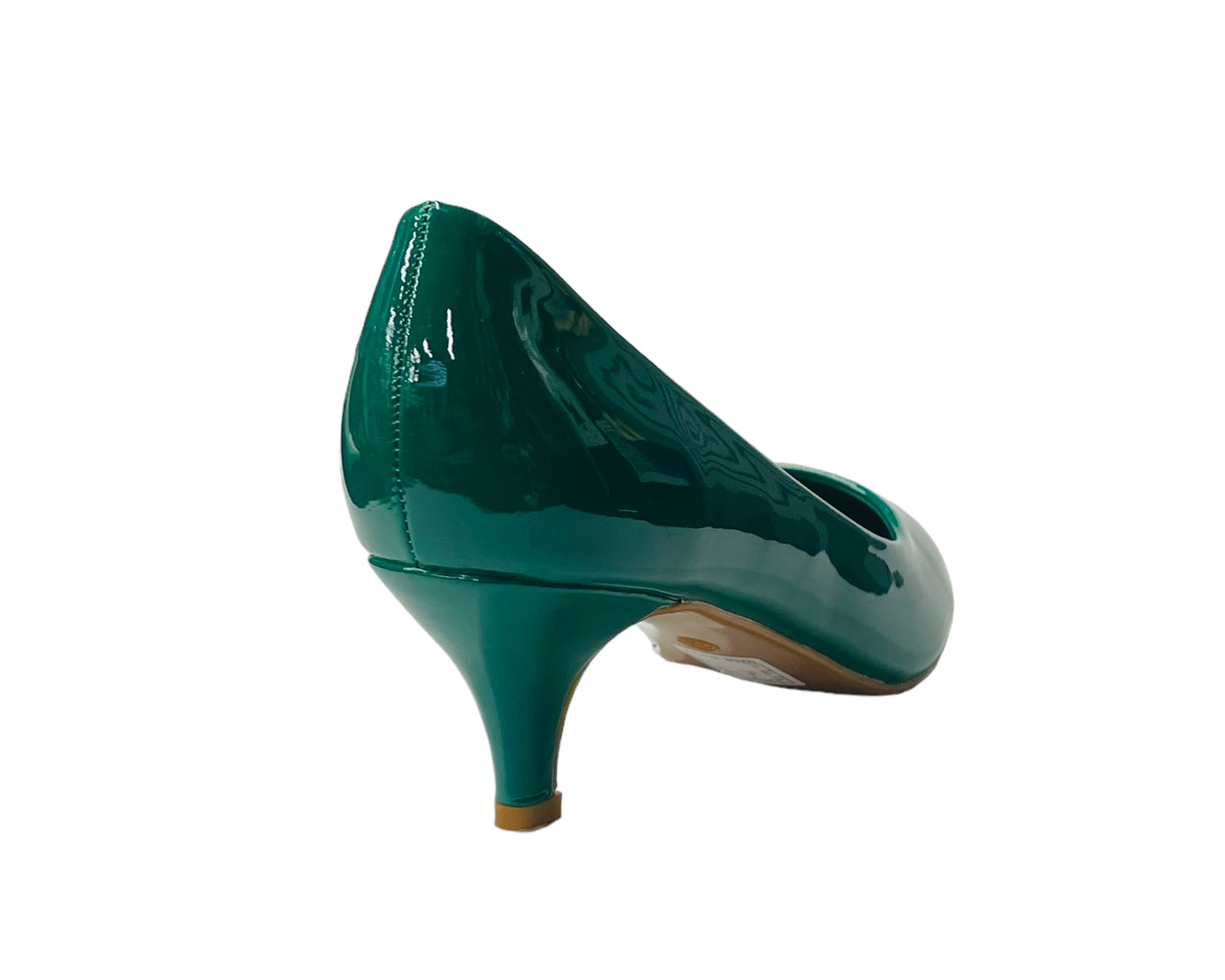 Stiletto Heel Faux Patent Leather Court Shoes