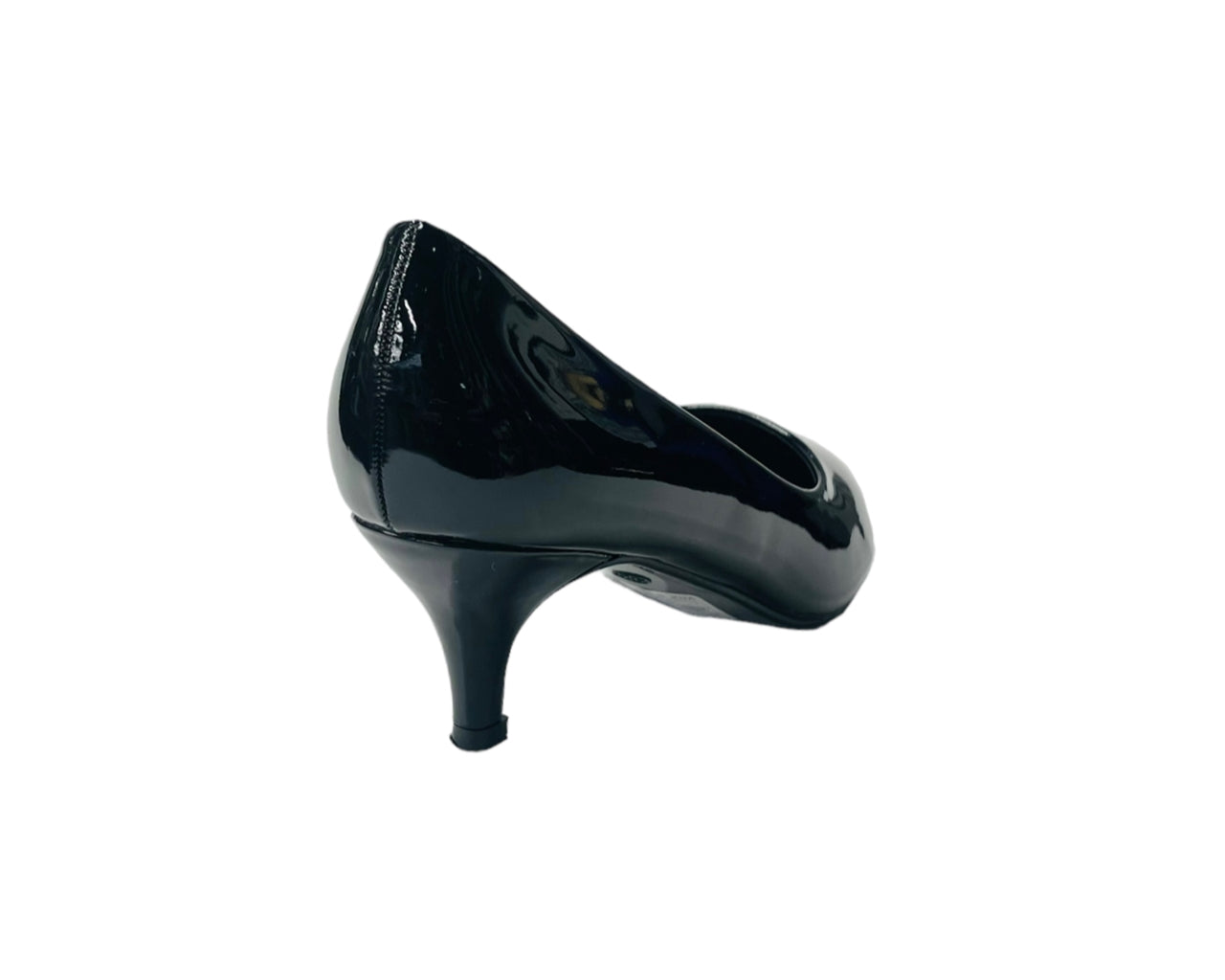 Stiletto Heel Faux Patent Leather Court Shoes