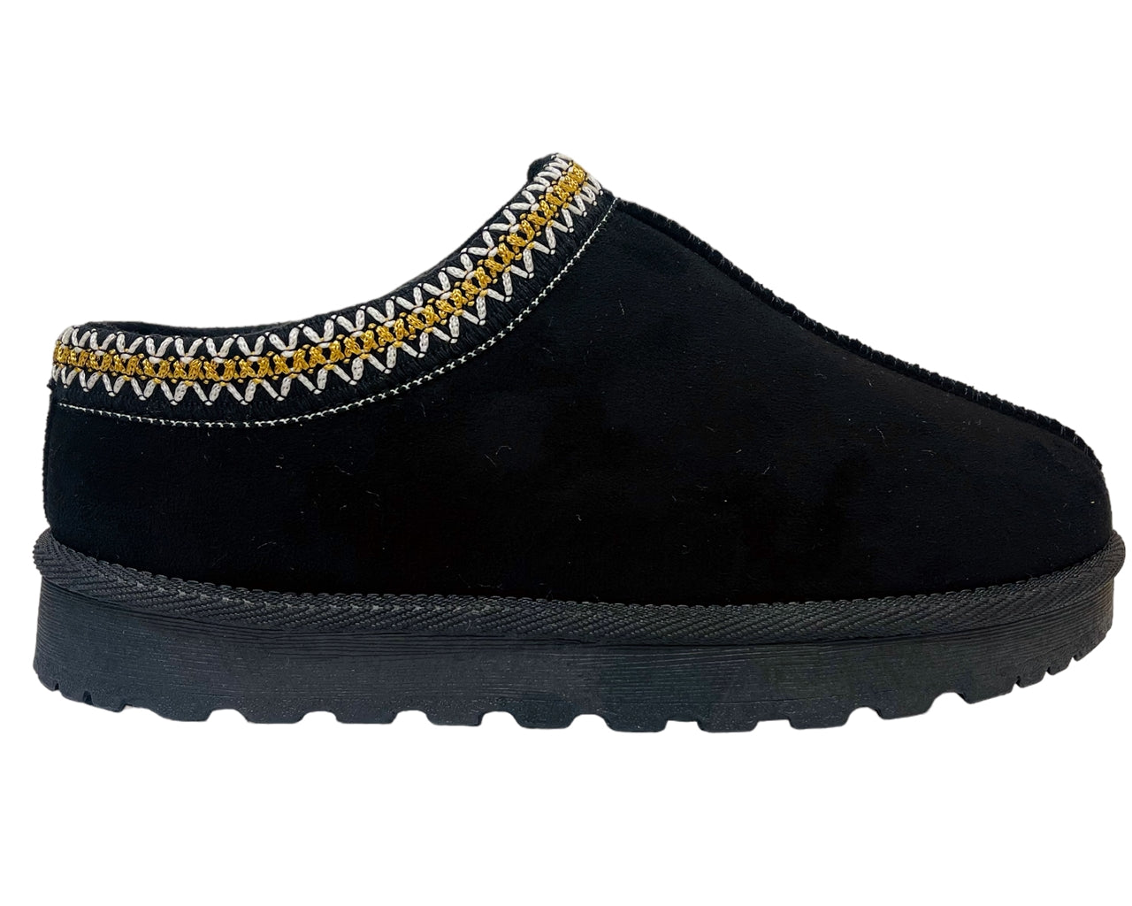Faux Suede Aztec Flat Sole Shoes