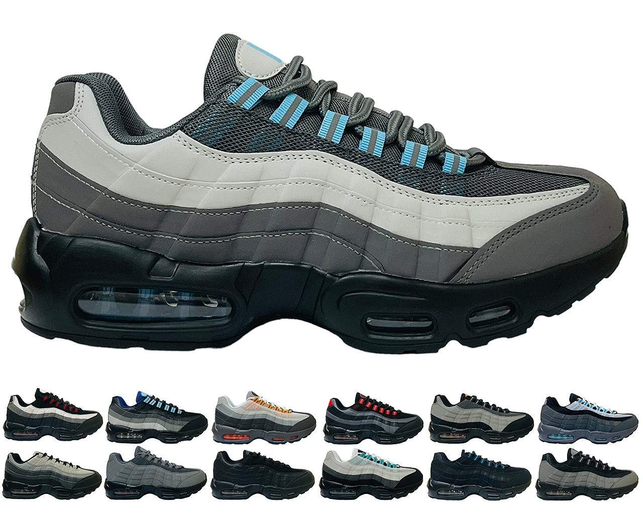 Air Cushioned Casual Lace Up Trainers