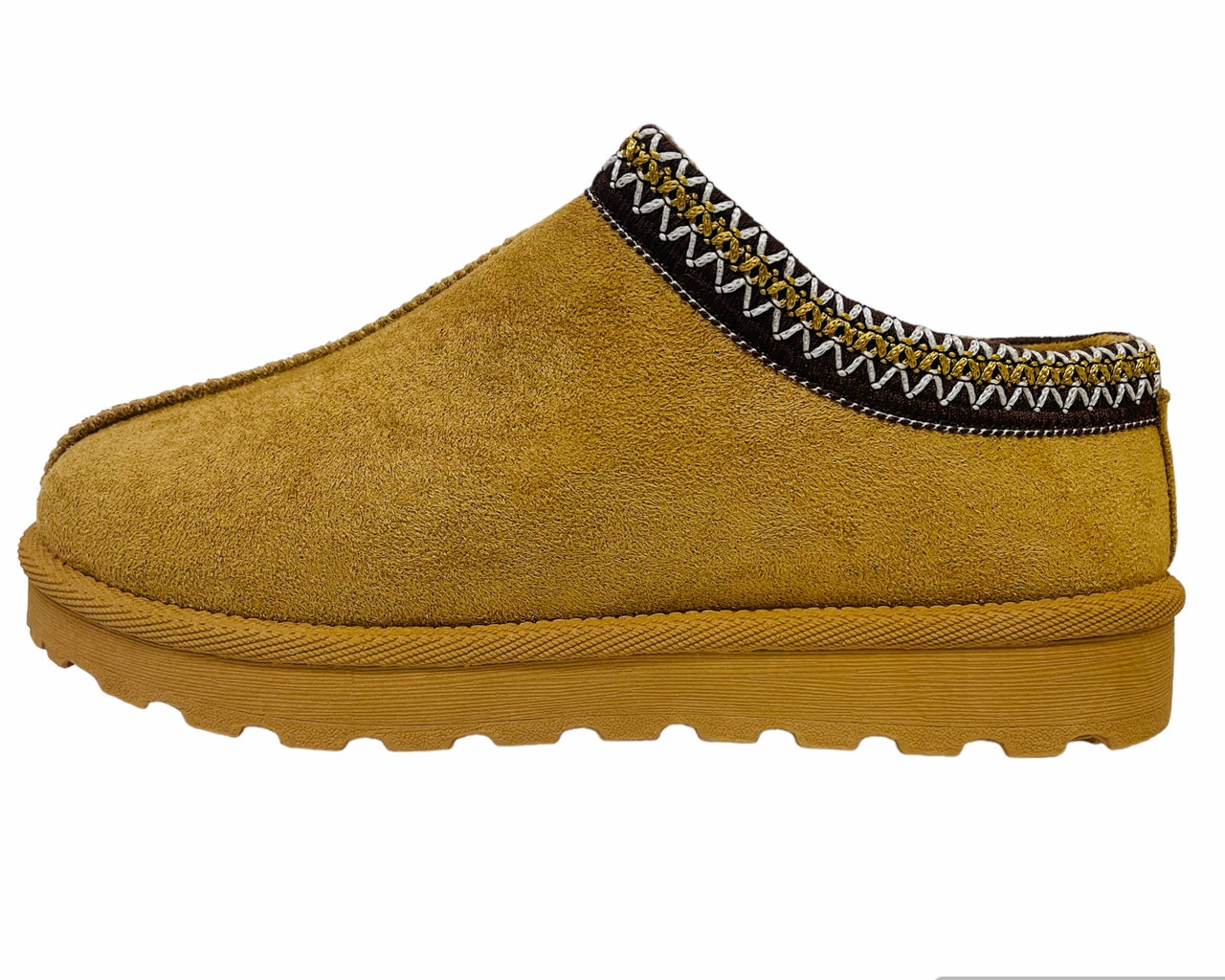 Faux Suede Aztec Flat Sole Shoes