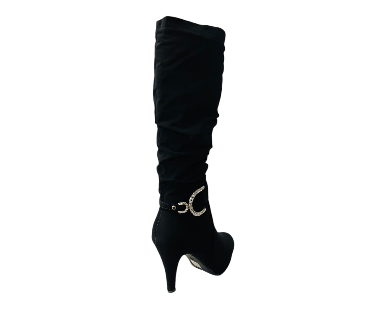 Stiletto Heel Full Zip Knee High Boots