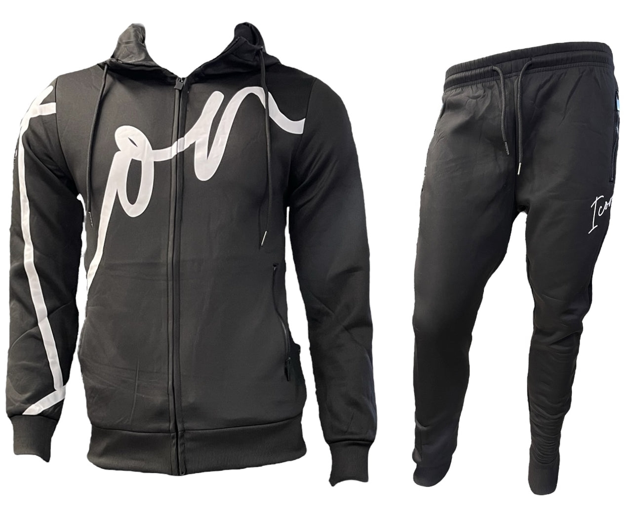 Slim Fit Full Zip Hooded Tracksuit