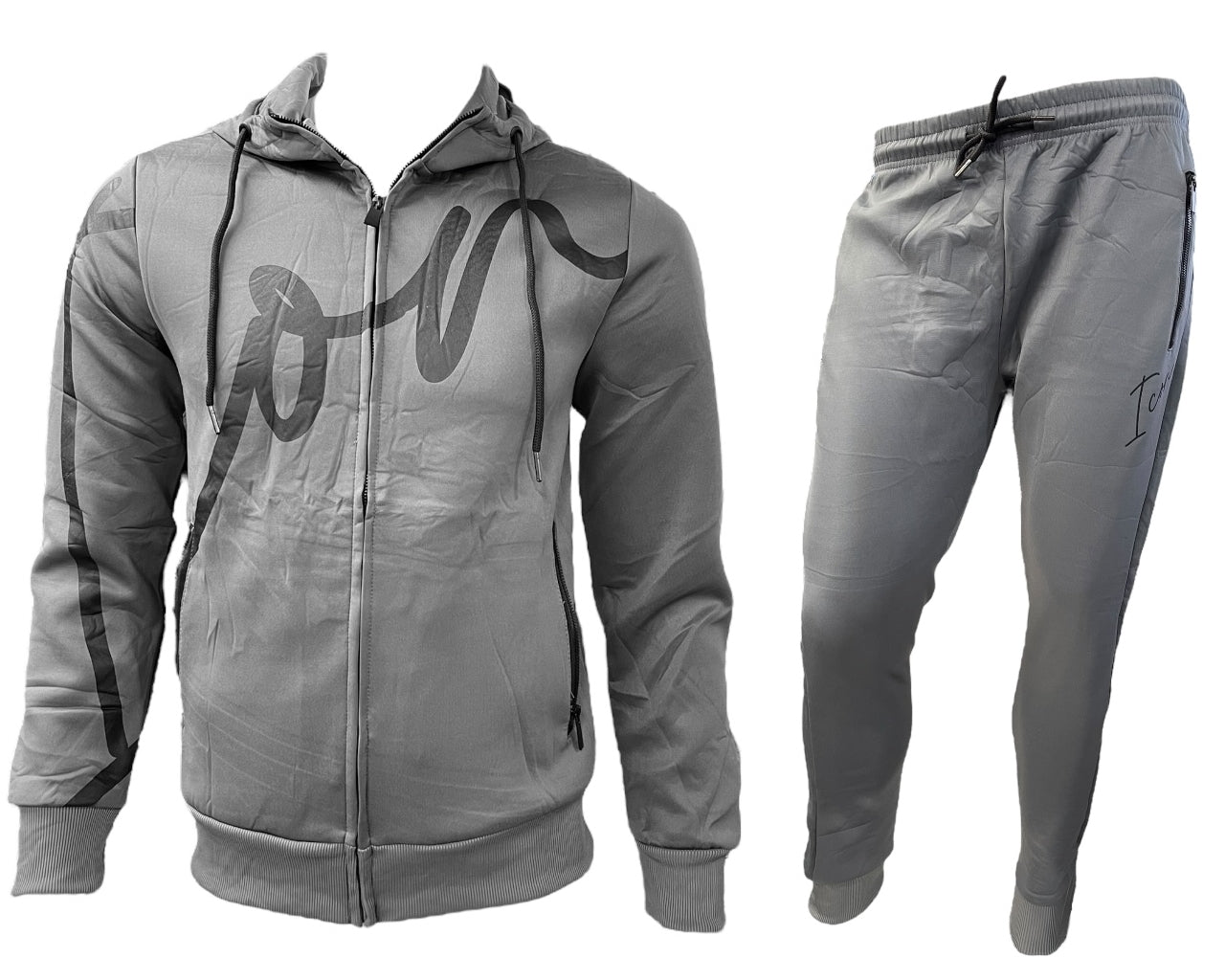 Slim Fit Full Zip Hooded Tracksuit