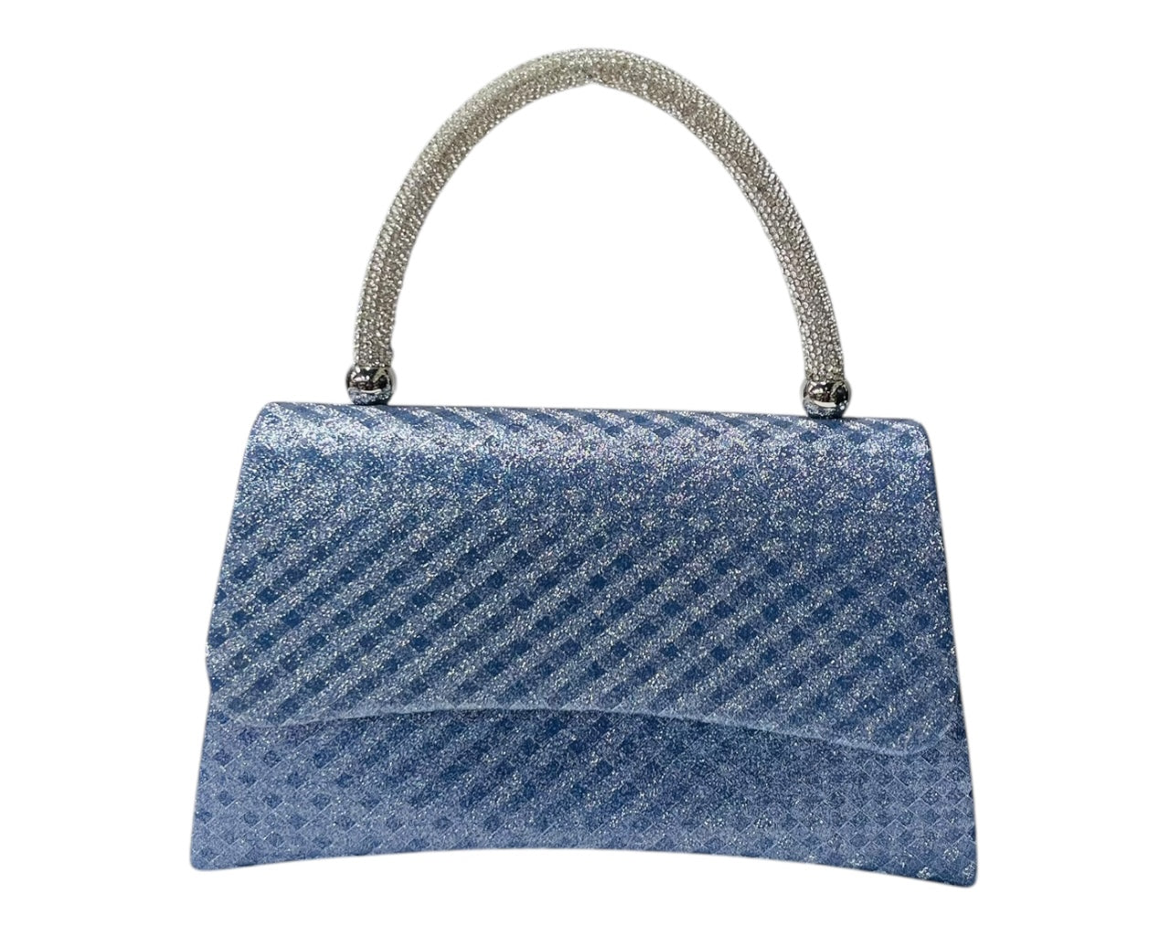 Diamante Glitter Clutch Tote Bag