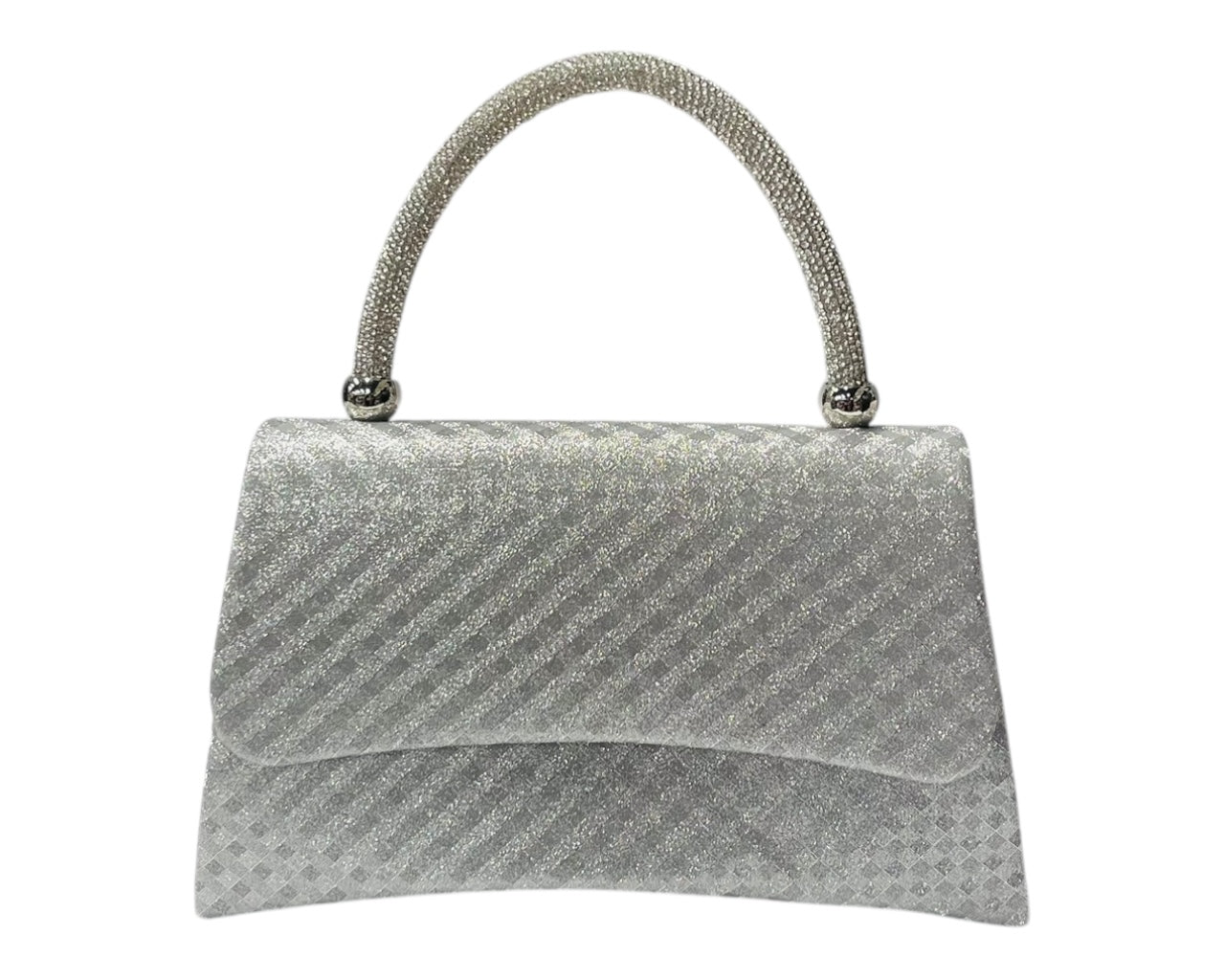Diamante Glitter Clutch Tote Bag