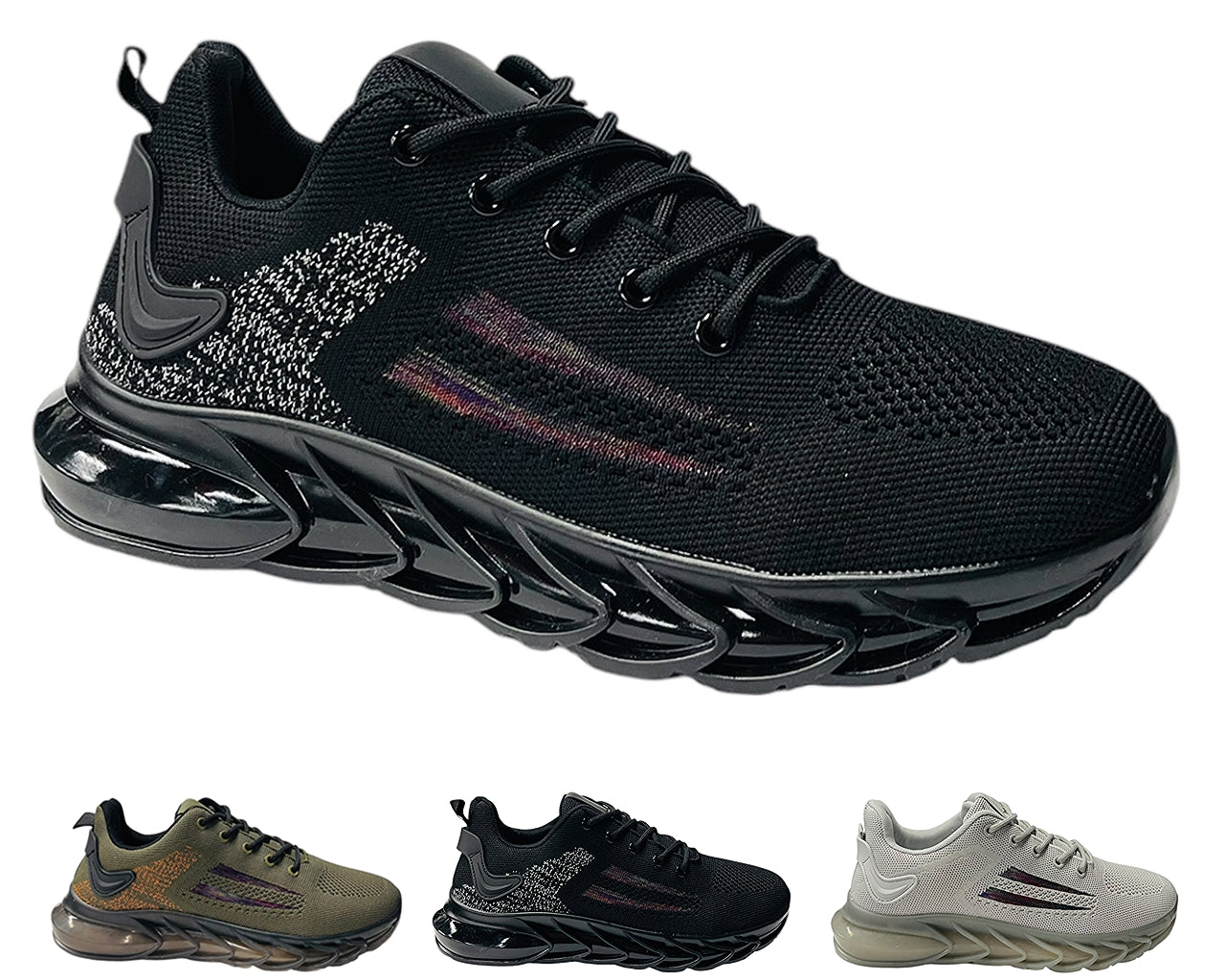 Breathable Knit Sports Lace Up Trainers