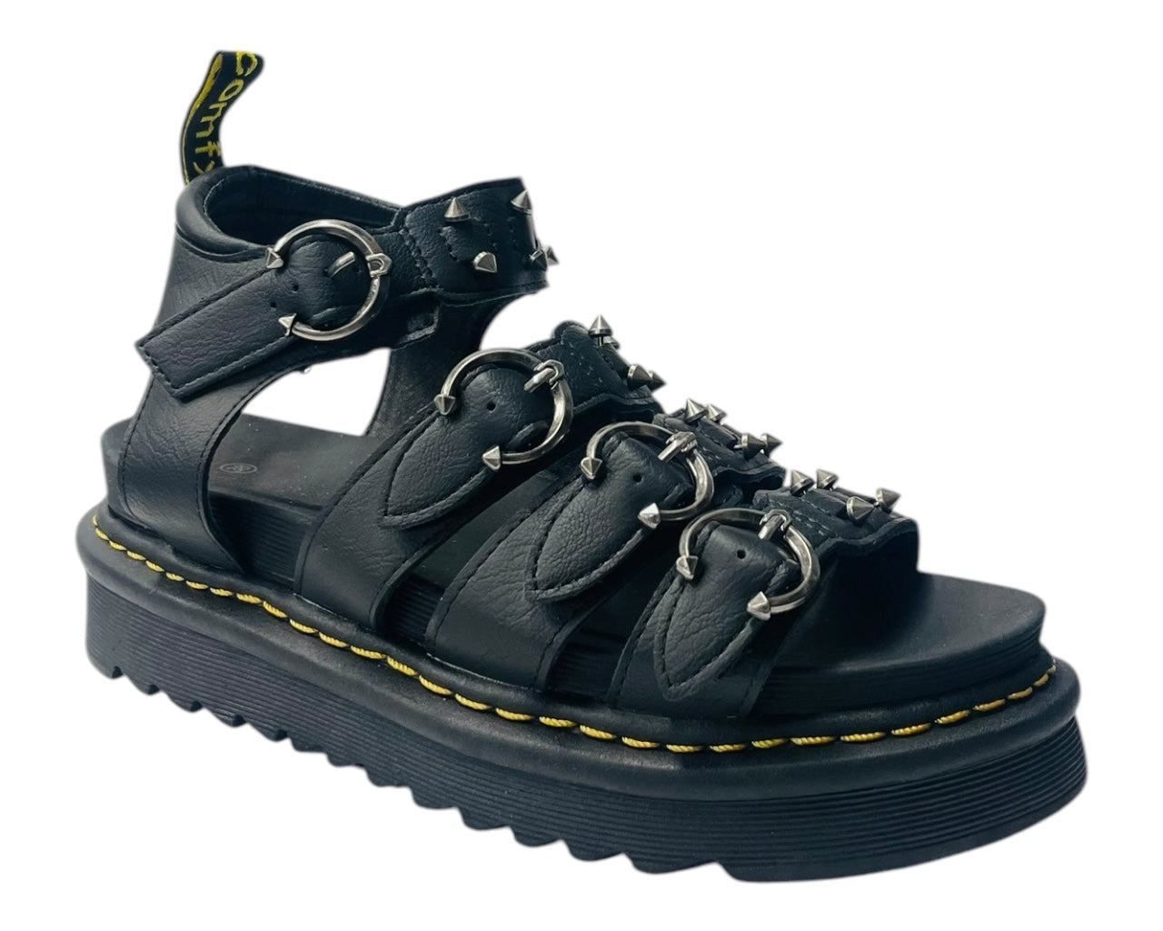 Ankle Strap Hardware Pierced Sandals