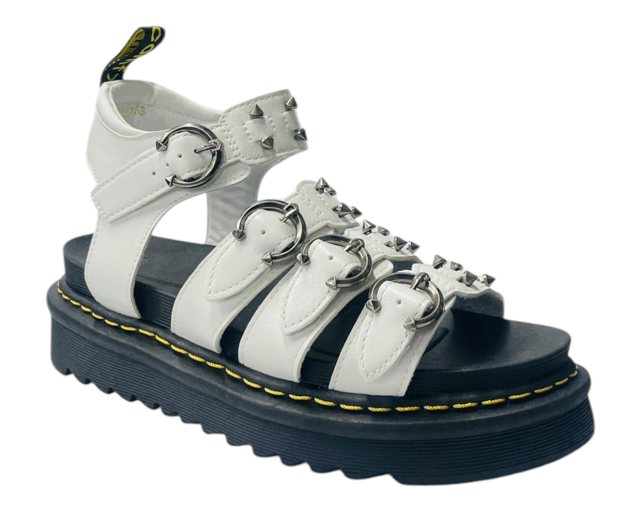 Ankle Strap Hardware Pierced Sandals