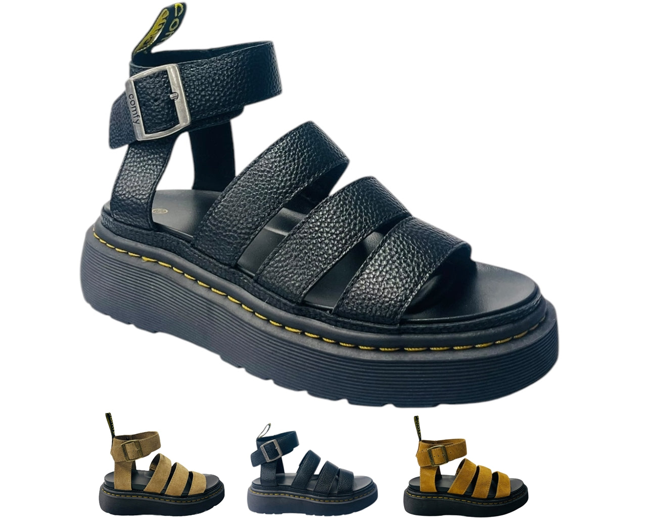 Ankle Strap Platform Gladiator Sandals