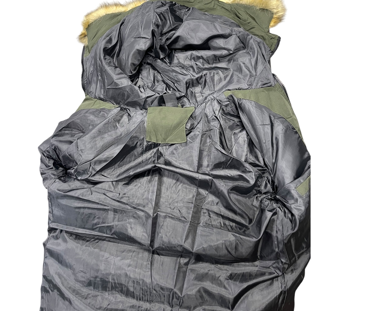 Full Zip Hooded Padded Parka Jacket