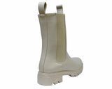 Women's Chunky Sole Zip High Chelsea Boots