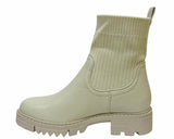 Women's Chunky Sole Knit Ankle Boots