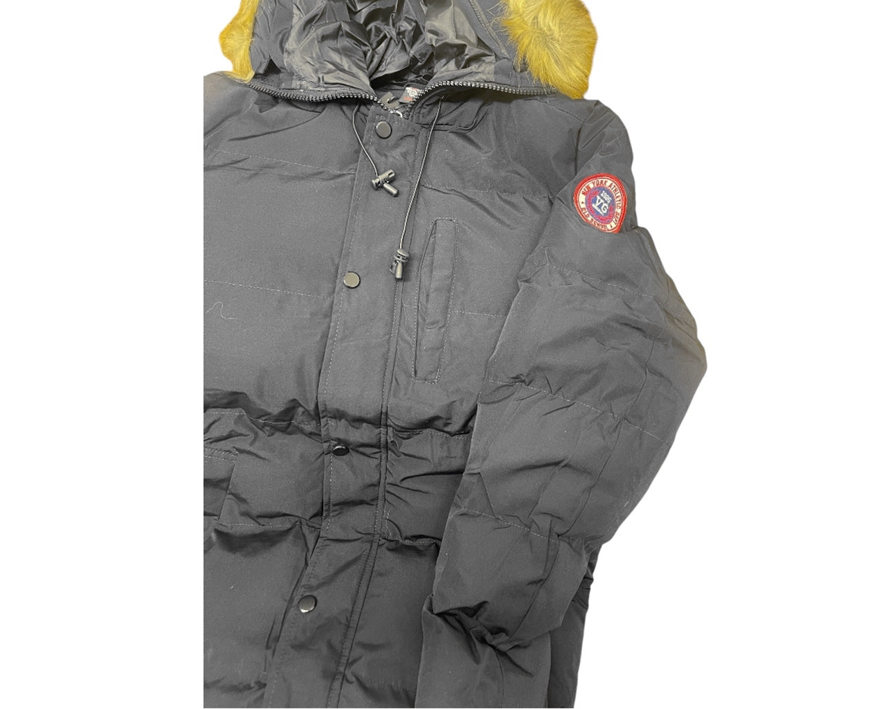 Full Zip Hooded Padded Parka Jacket
