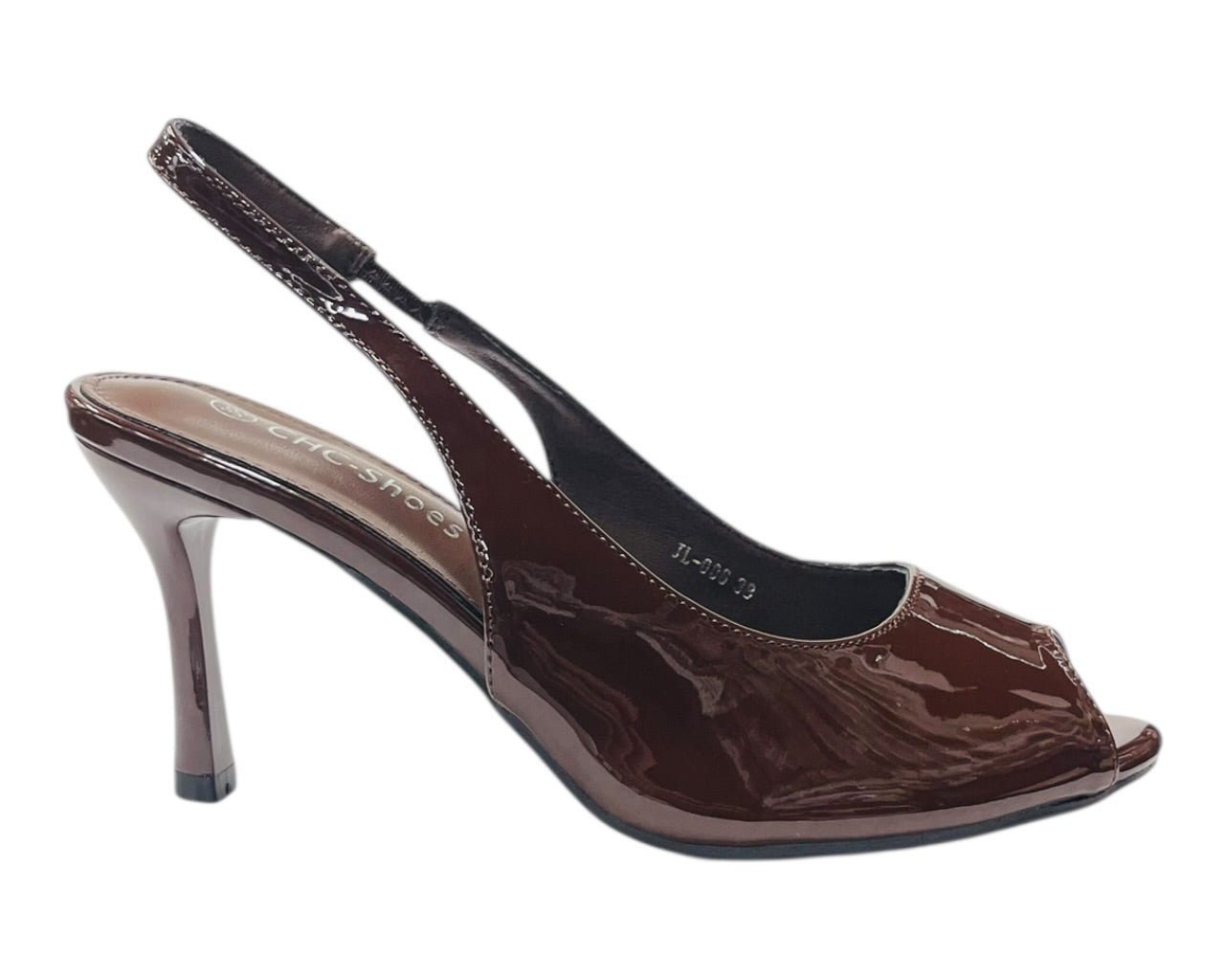 Slingback Peep Toe Stiletto Heels