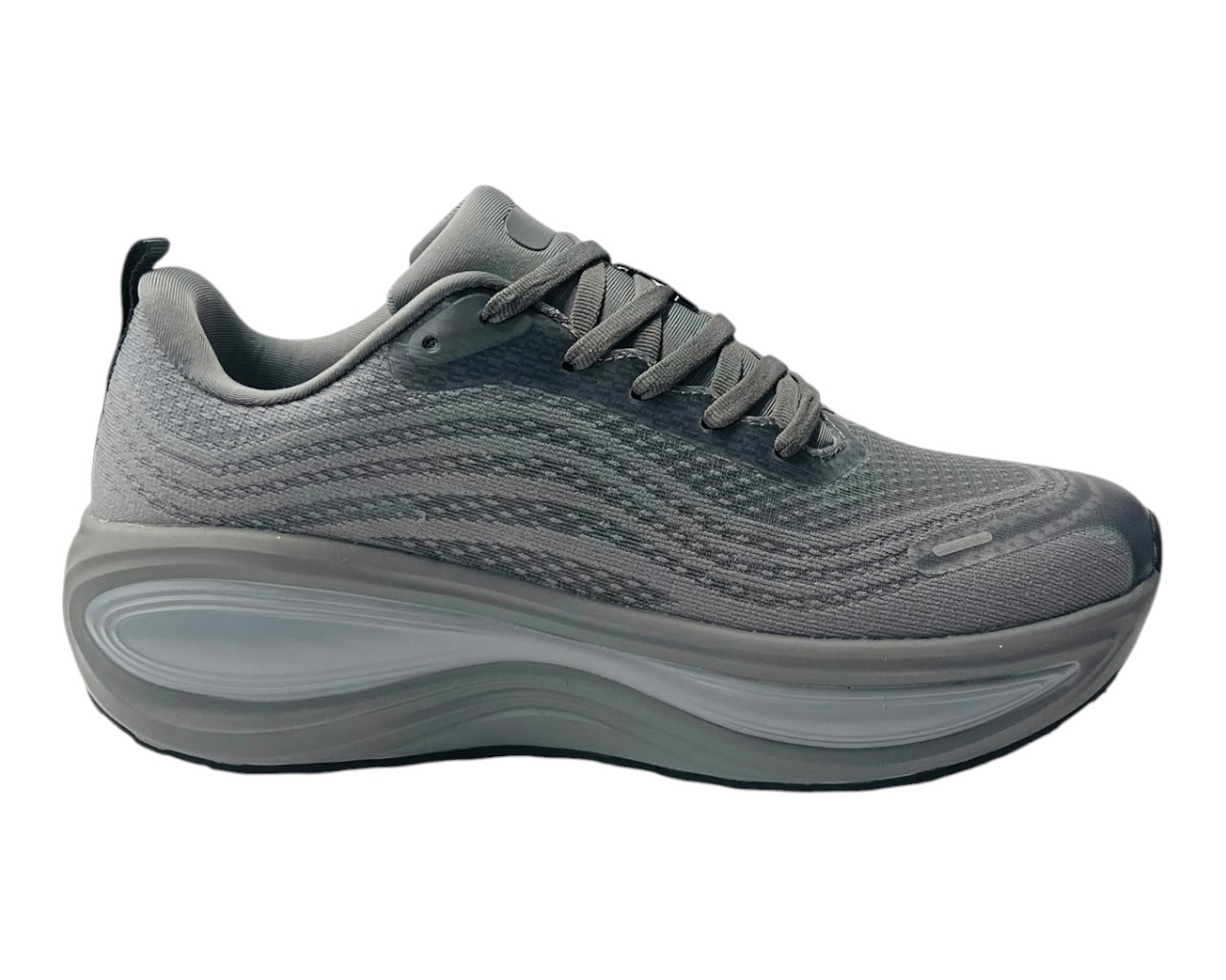 Chunky Sole Mesh Lace Up Trainers