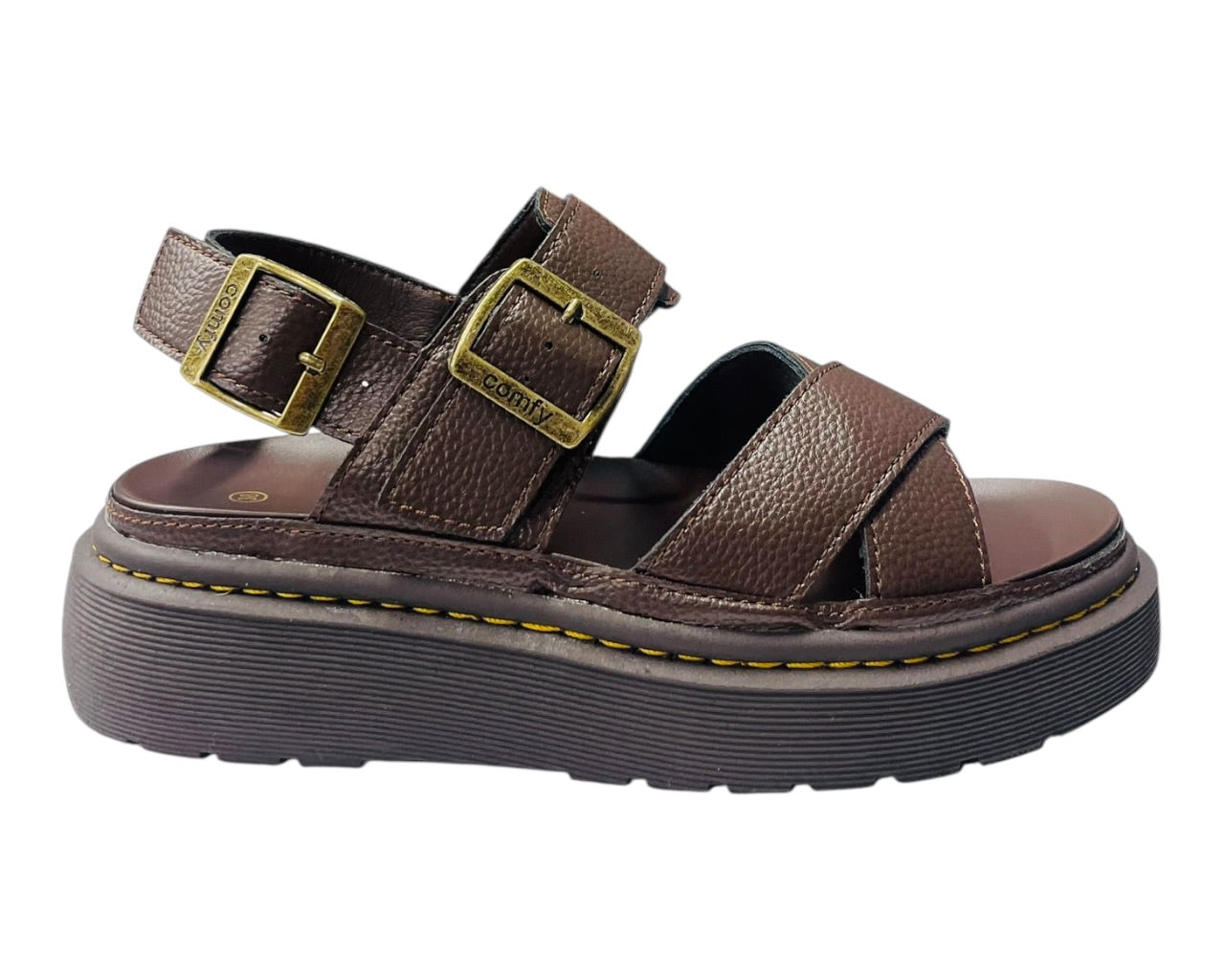Ankle Strap Padded Chunky Sole Sandals