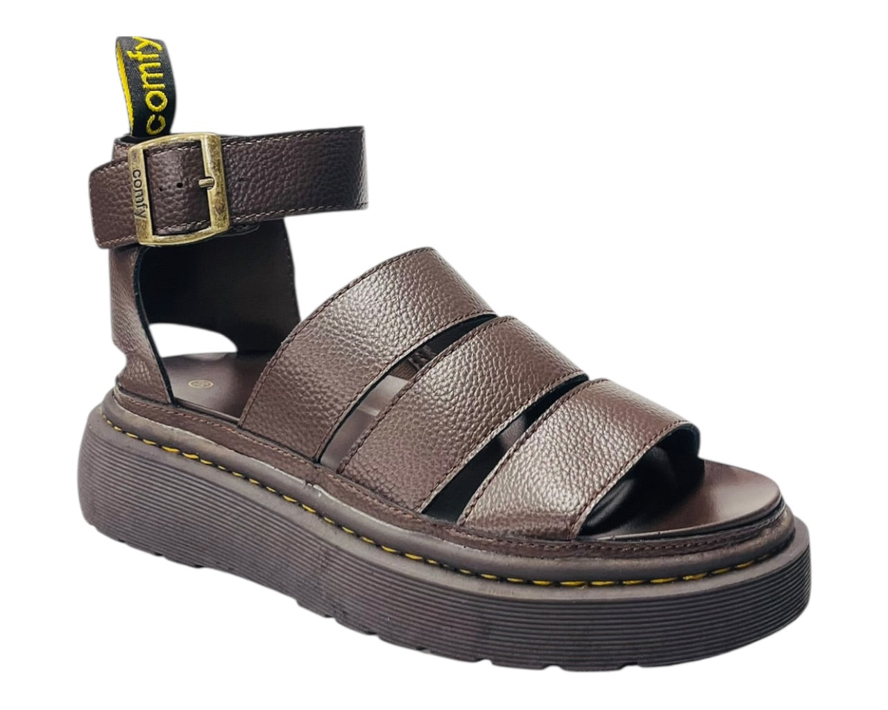 Ankle Strap Padded Chunky Sole Sandals