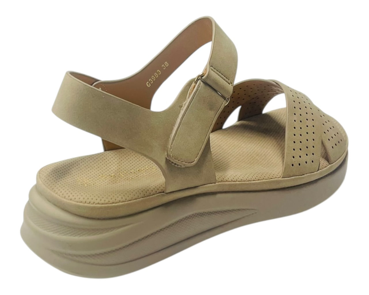 Ankle Strap Padded Insole Sandals