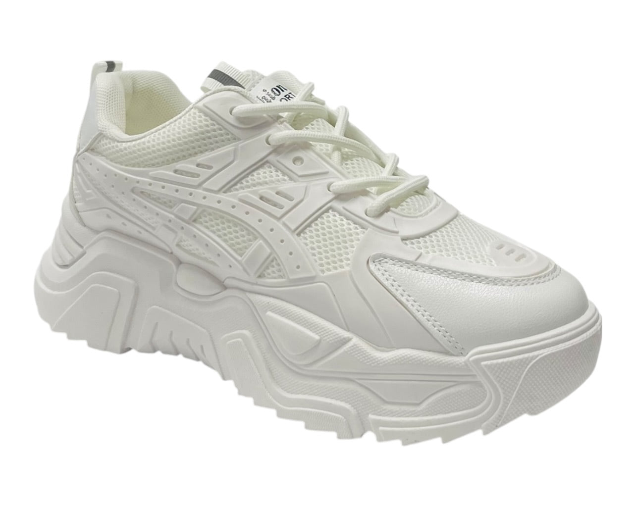Chunky Sole Lace Up Sports Trainers
