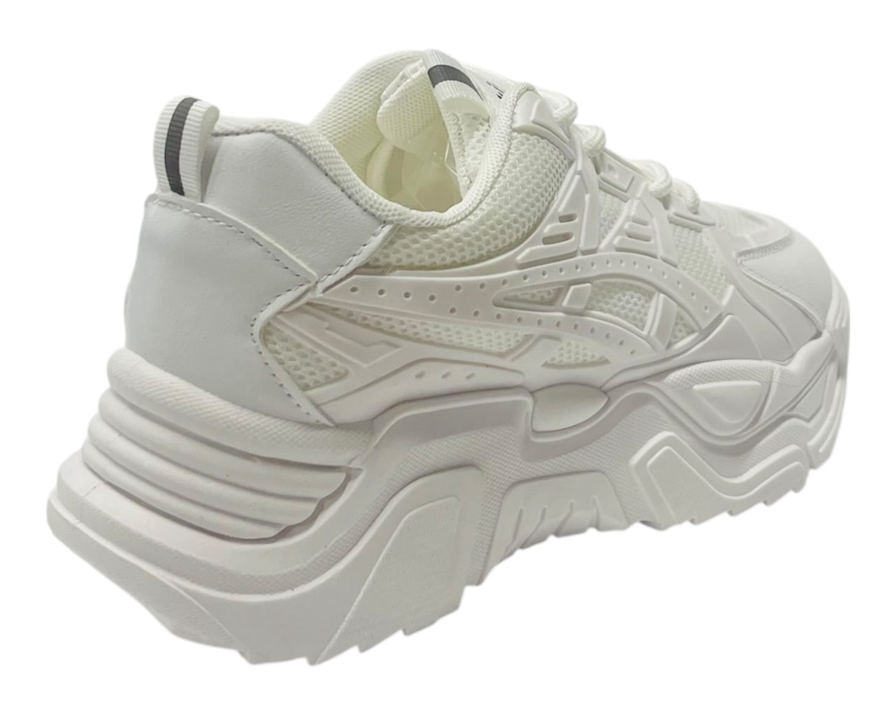Chunky Sole Lace Up Sports Trainers