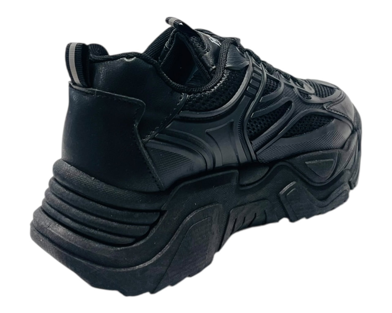 Chunky Sole Lace Up Sports Trainers