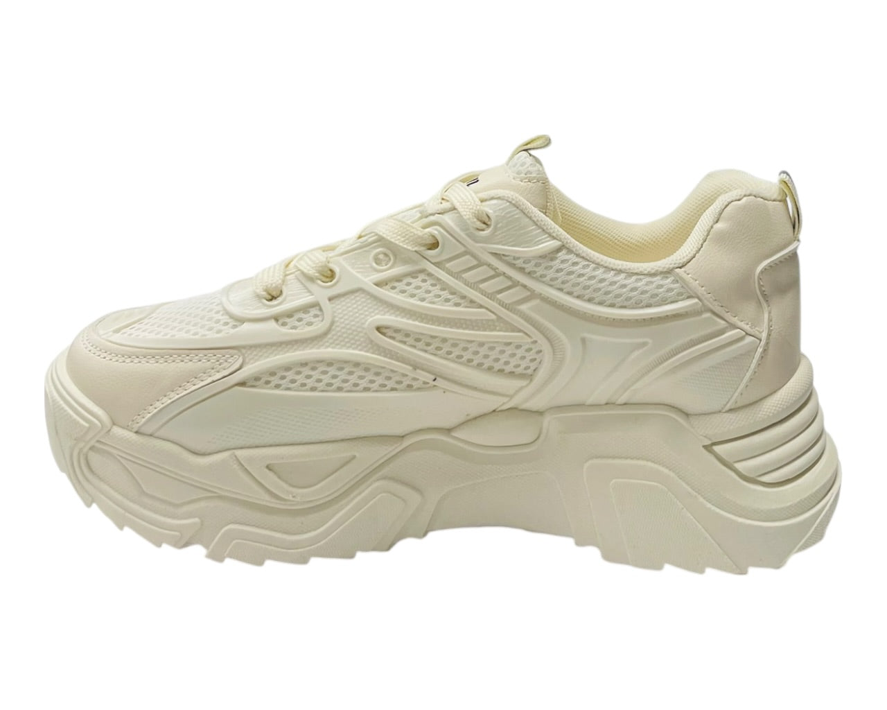 Chunky Sole Lace Up Sports Trainers