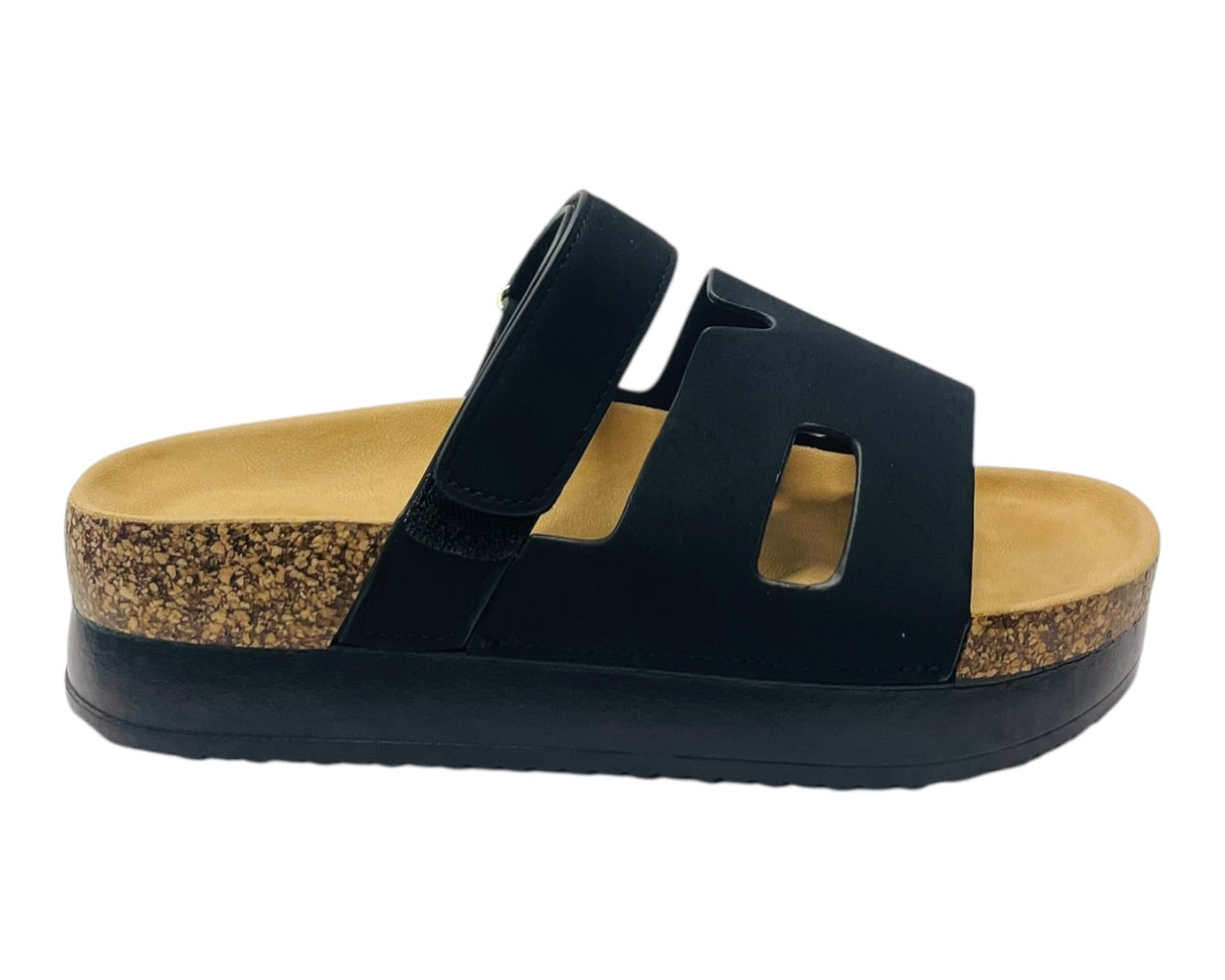 Gladiator Strap Platform Slider Sandal