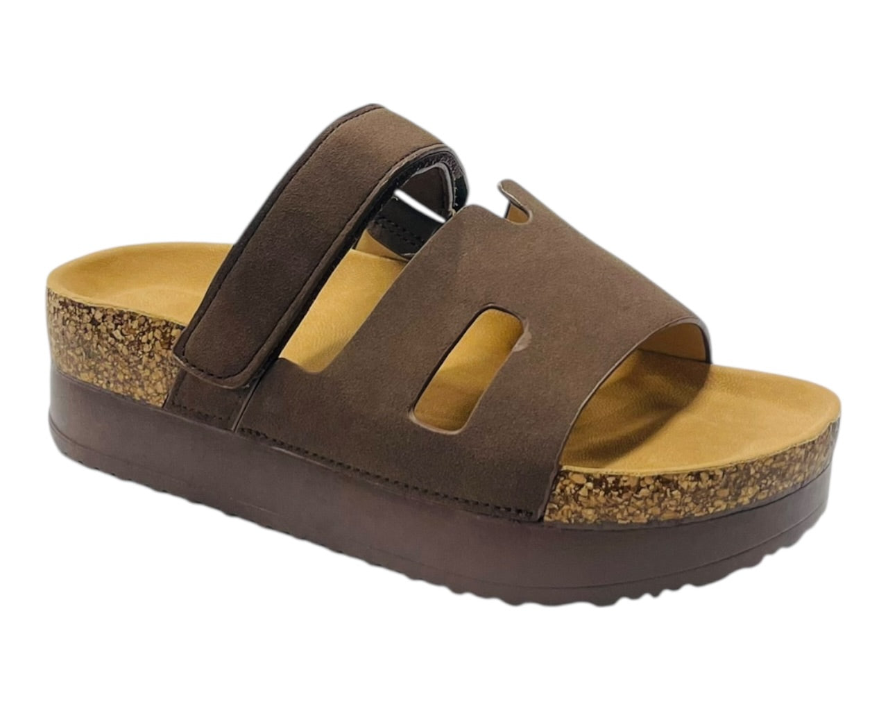 Gladiator Strap Platform Slider Sandal