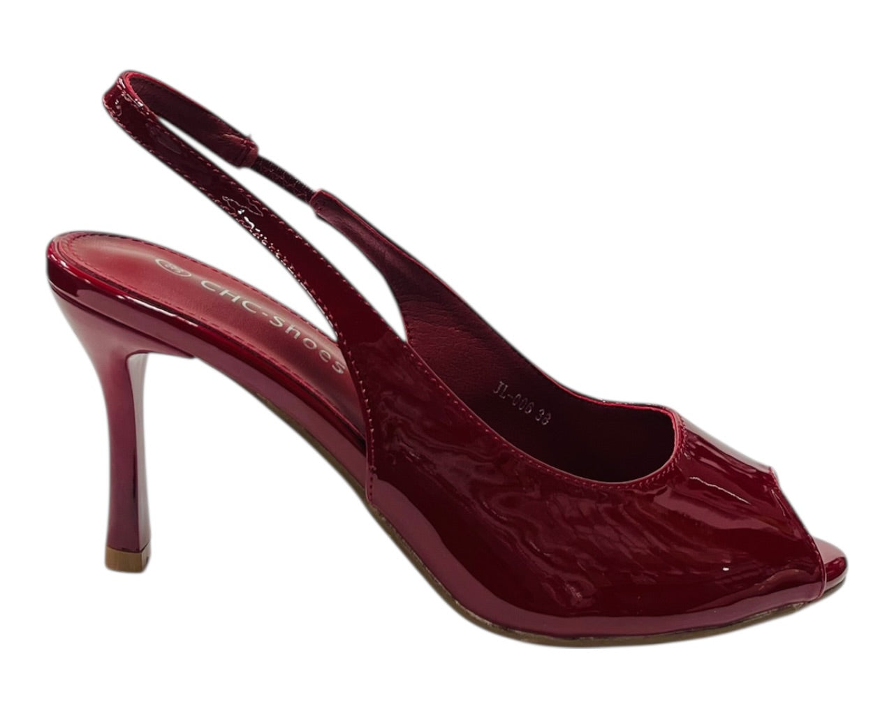 Slingback Peep Toe Stiletto Heels