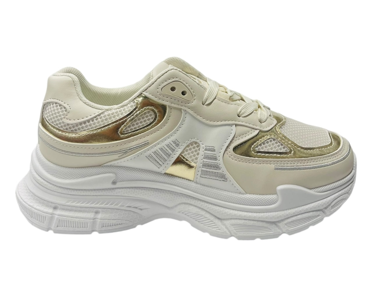 Chunky Sole Lace Up Trainers