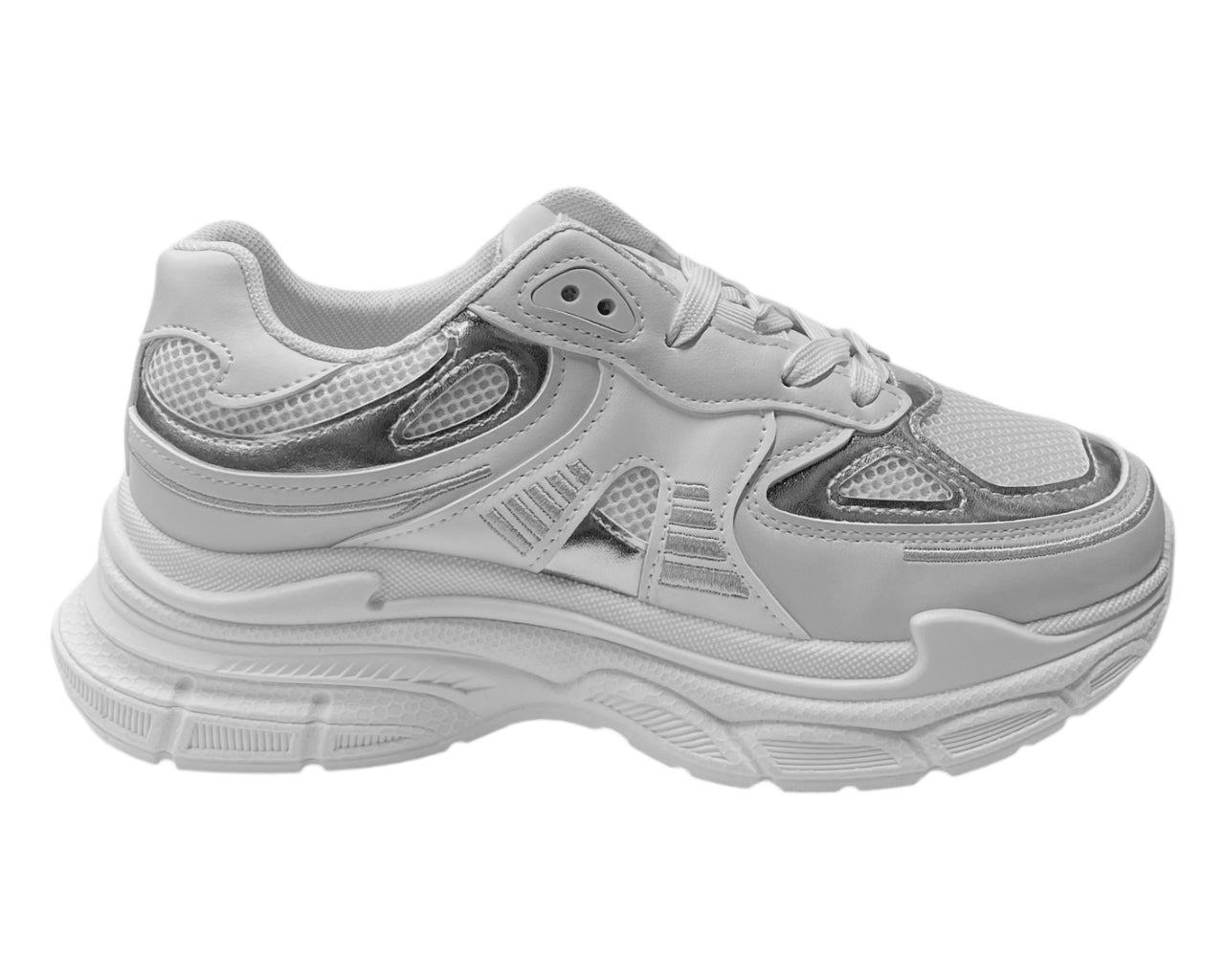 Chunky Sole Lace Up Trainers