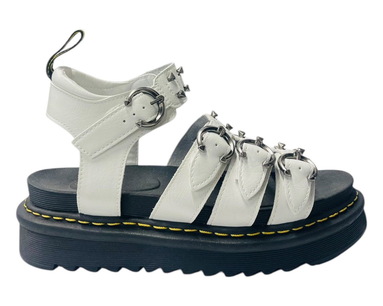 Ankle Strap Hardware Pierced Sandals
