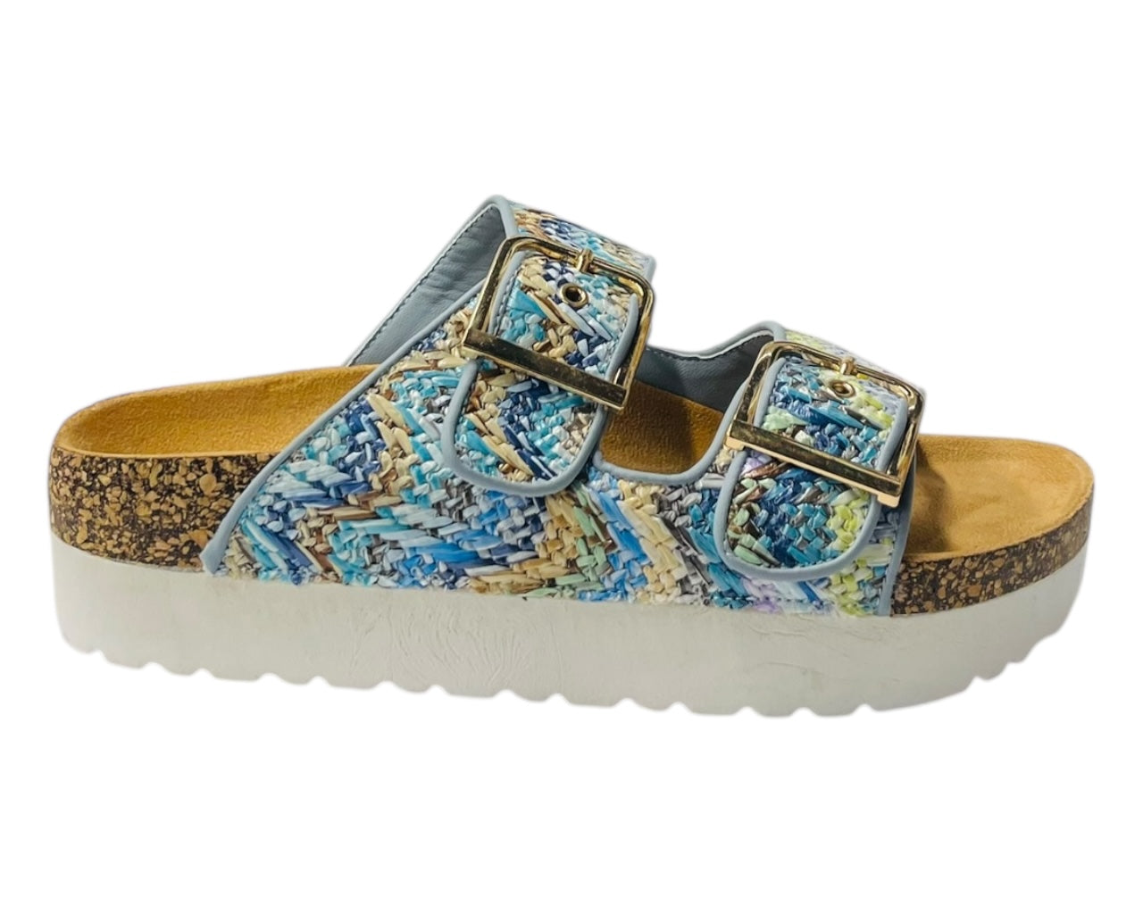 Buckle Strap Flatform Sandals