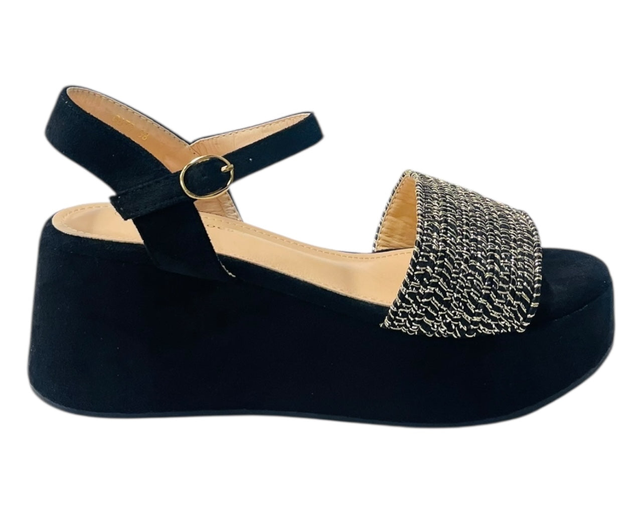 Ankle Strap Platform Wedge Padded Sandals