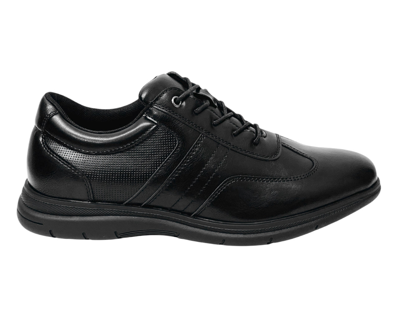 Casual Lace Up Faux Leather Shoes