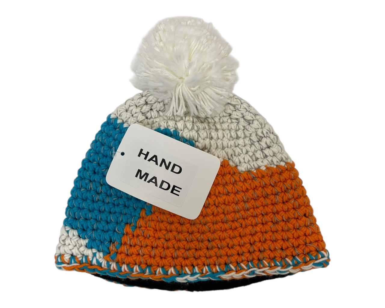 Unisex Hand Made Knitted Beanie Bobble Hat