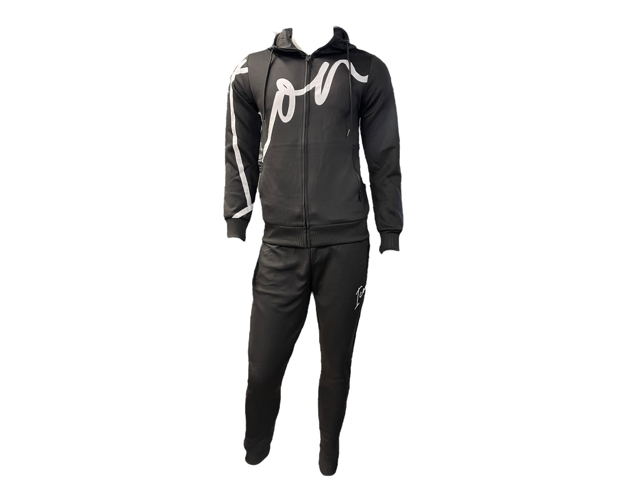 Slim Fit Full Zip Hooded Tracksuit