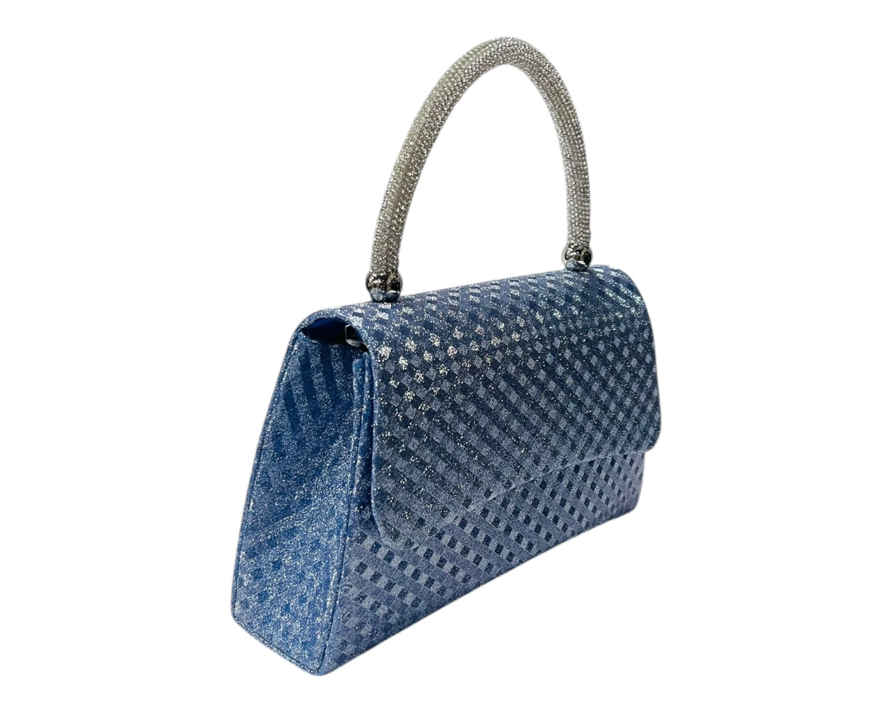 Diamante Glitter Clutch Tote Bag