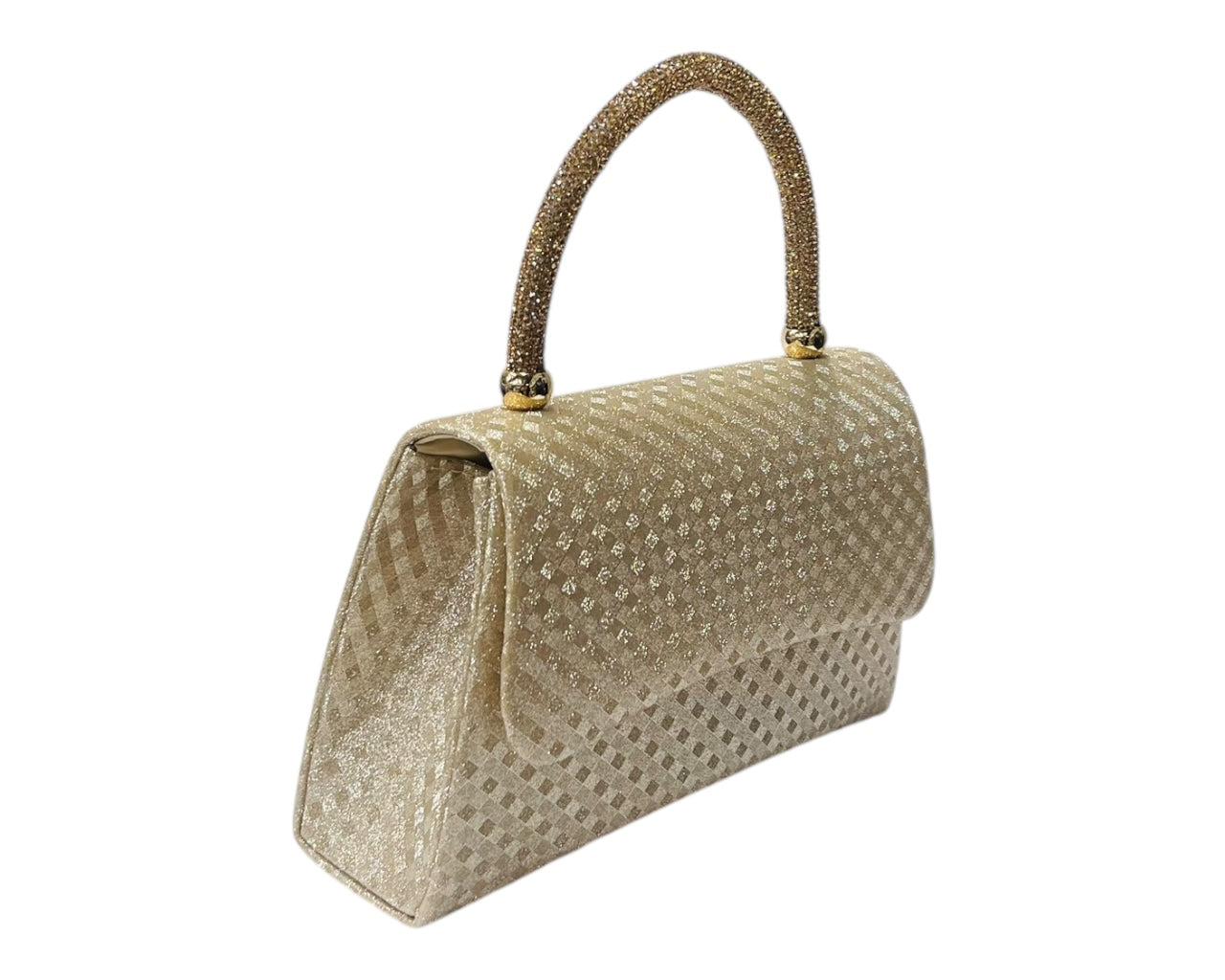Diamante Glitter Clutch Tote Bag