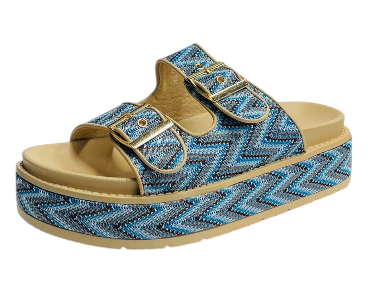 Platform Buckle Strap Sandals