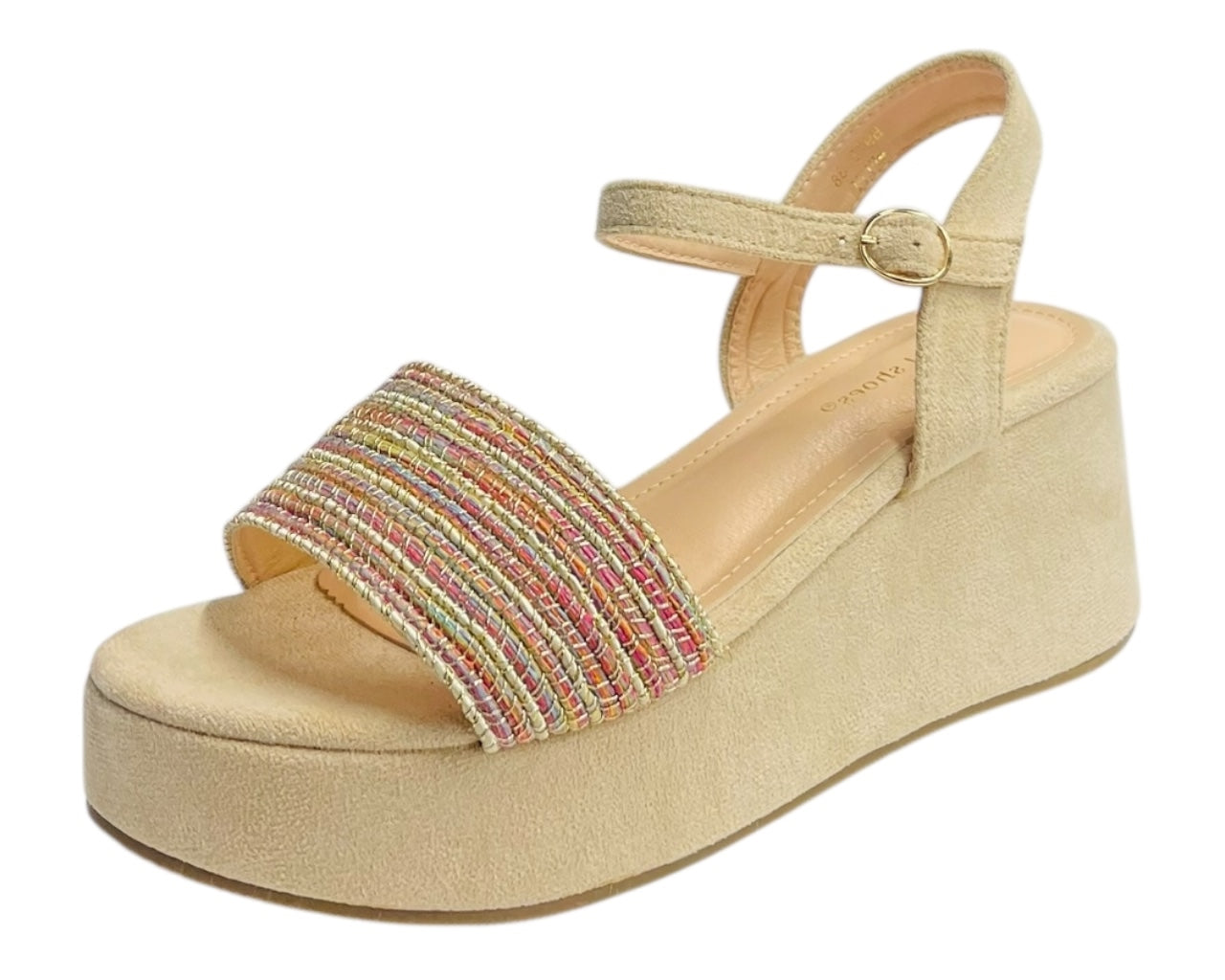 Ankle Strap Platform Wedge Padded Sandals