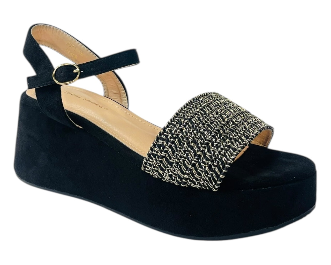Ankle Strap Platform Wedge Padded Sandals