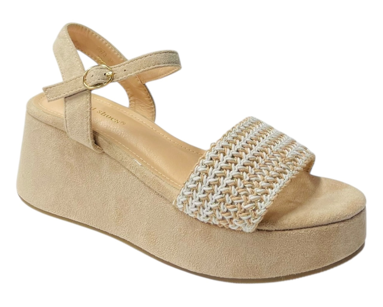 Ankle Strap Platform Wedge Padded Sandals