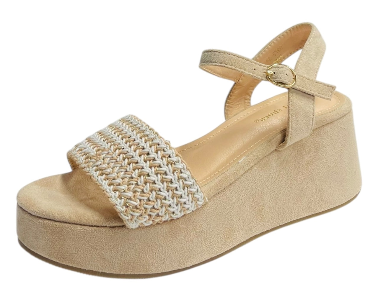 Ankle Strap Platform Wedge Padded Sandals