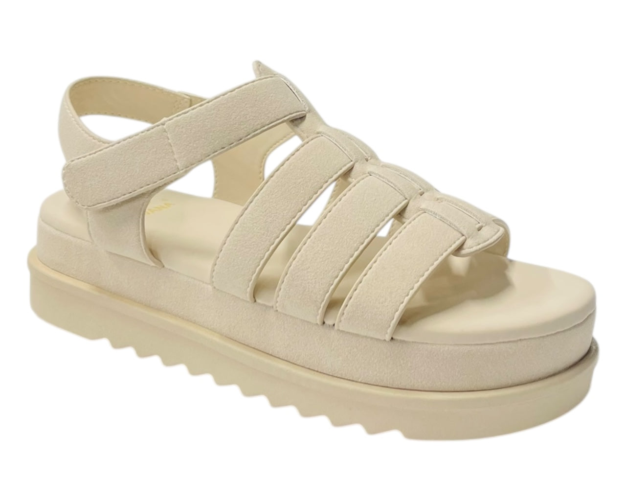 Platform Padded Strappy Sandals