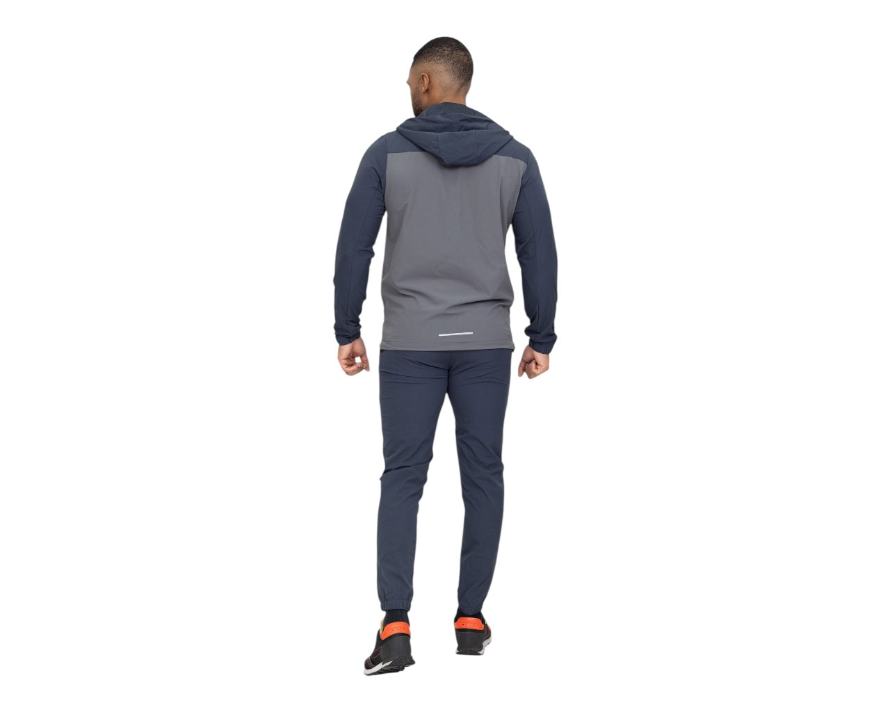 Colour Block Hooded Tech Tracksuit