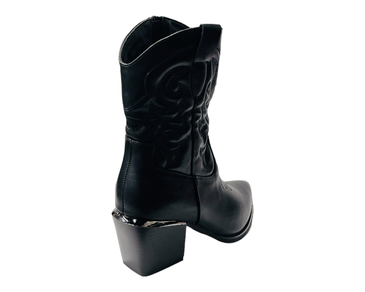 Western Cowboy Embroidered Ankle Boots