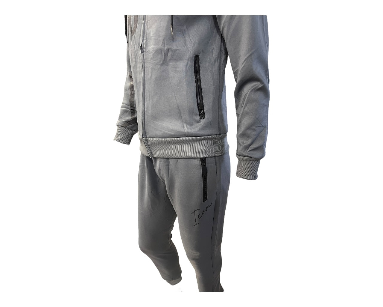 Slim Fit Full Zip Hooded Tracksuit